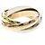 Anello Trinity di Cartier in oro 18K D'oro