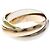 Anello Cartier Trinity in oro giallo rosa e bianco D'oro - vista 4