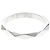 Boucheron Faceted Platinum Band Ring Silber
