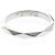 Boucheron Faceted Platinum Band Ring Silber - Ansicht 5