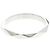 Boucheron Faceted Platinum Band Ring Silber - Ansicht 6