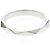 Boucheron Faceted Platinum Band Ring Silber - Ansicht 8