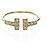 Tiffany & Co Anello Tiffany T Wire con Diamante in Oro Giallo 18K D'oro