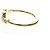 Tiffany & Co Anello Tiffany T Wire con Diamante in Oro Giallo 18K D'oro - vista 2
