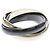 Anello Trinity di Cartier in oro bianco e ceramica Argento - vista 2