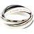 Anello Trinity di Cartier in oro bianco e ceramica Argento - vista 7