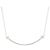 Tiffany & Co Collar Tiffany T Smile de tamaño pequeño Plata