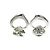 Tiffany & Co Orecchini a lobo Tiffany Open Heart in platino Argento - vista 2