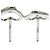 Tiffany & Co Orecchini a lobo Tiffany Open Heart in platino Argento - vista 3