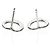 Tiffany & Co Orecchini a lobo Tiffany Open Heart in platino Argento - vista 4
