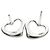 Tiffany & Co Orecchini a lobo Tiffany Open Heart in platino Argento - vista 9