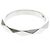 Boucheron Faceted Platinum Band Ring Silber - Ansicht 2