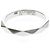 Boucheron Faceted Platinum Band Ring Silber - Ansicht 5
