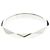 Boucheron Faceted Platinum Band Ring Silber - Ansicht 7