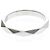 Boucheron Faceted Platinum Band Ring Silber - Ansicht 8