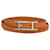 Hermès Bracciale Hermes Api 3 in pelle a triplo giro con finiture Silver Hardware Arancione  - vista 1