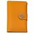 Hermès Hermes R.M.S. Evercolor Clou de Selle Leather Card Case Golden