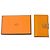 Hermès Hermes R.M.S. Evercolor Clou de Selle Leather Card Case Golden - view 2