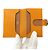 Hermès Hermes R.M.S. Evercolor Clou de Selle Leather Card Case Golden - view 4