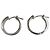 Orecchini a cerchio Atlas di Tiffany & Co. 750 (WG) 6-Diamanti - vista 5
