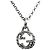 GUCCI 455535 AG925 Collana a catena Arabesque con Interlocking G Argento