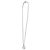 GUCCI 455535 AG925 Collana a catena Arabesque con Interlocking G Argento - vista 3