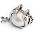 Tiffany & Co Collana con pendente a maglie Tiffany HardWear in perle d'acqua dolce Argento Bianco - vista 11