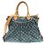 Borsa Louis Vuitton Monogram Denim Neo Cabby MM Blu