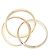 Anello Trinity Cartier in oro bianco oro giallo e oro rosa - vista 3