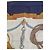 Hermès "Mémoire d'Hermès" Pañuelo de seda 90cm Castaño Blanco Azul Dorado Gold hardware - vista 5