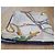 Hermès "Mémoire d'Hermès" Pañuelo de seda 90cm Castaño Blanco Azul Dorado Gold hardware - vista 8