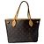 Borsa Tote Louis Vuitton Neverfull PM Marrone - vista 2