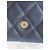 Chanel Tarjetero de piel caviar acolchado - Navy Azul oscuro - vista 11