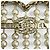 Spilla Coco Mark Matelassé Heart di CHANEL Bianco D'oro - vista 6