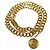 Chanel Vintage 96A Metallkettengürtel Golden