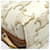 Céline Clutch Celine Triomphe Canvas Marrone Bianco sporco  - vista 9