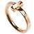Anello T One in oro rosa 18K di Tiffany & Co. - vista 2