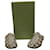 Gucci Python-Optik Leder Sandalen Python drucken Gold hardware  - Ansicht 2