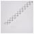 Foulard per capelli in seta CHANEL Coco Mark Bianco - vista 5