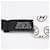 Foulard per capelli in seta CHANEL Coco Mark Bianco - vista 9