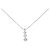 Autre Marque Collana in oro bianco Au750 e diamanti Argento