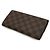 Cartera larga Sarah Damier Louis Vuitton Castaño - vista 2