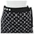 Falda Louis Vuitton Negro Blanco - vista 6