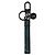 Louis Vuitton Porte Cles Dragonne Monogram Portachiavi Nero - vista 2