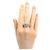 Autre Marque Au750 Weißgold Diamantring Golden - Ansicht 7
