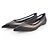 Fendi Colibri flache Schuhe aus FF-Mesh und Leder Braun Schwarz - Ansicht 3
