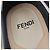 Fendi Colibri flache Schuhe aus FF-Mesh und Leder Braun Schwarz - Ansicht 6