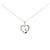 Autre Marque Collana in oro bianco 10K e diamanti Argento