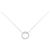Autre Marque Collana di Diamanti Pt900 Pt850 Argento