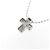 Autre Marque Collana a Croce con Diamanti Au750 Argento - vista 4